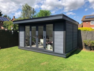 Composite Garden Room Beauticians In Peterborough Outside Shot