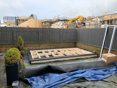 Garden Room Used As Hair Dresser In Peterborough Mid Construction